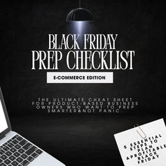 Black Friday Prep Checklist